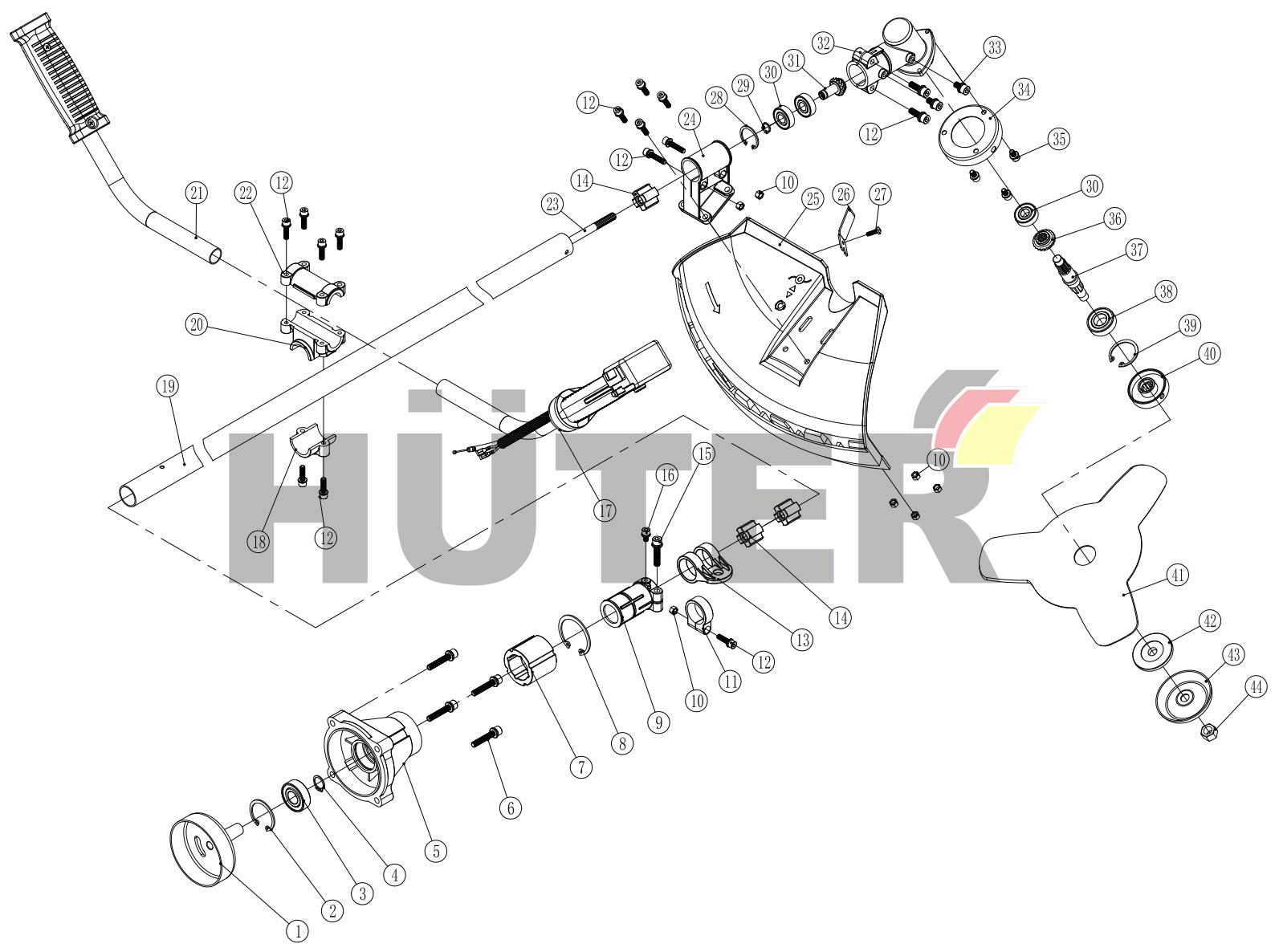 Штанга TPW 70/2/35