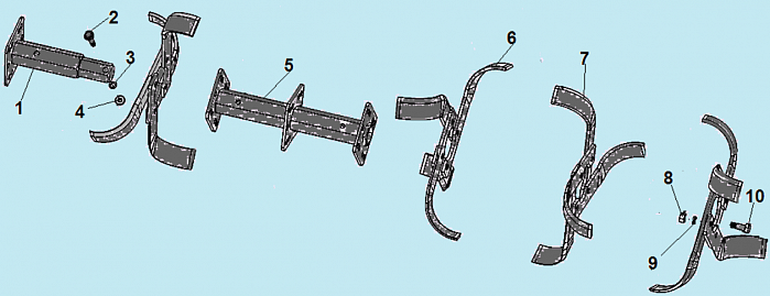 8  ФРЕЗЫ МОТОБЛОК CHAMPION ВC1193