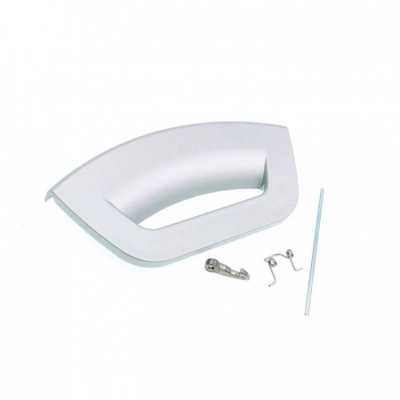 Ручка люка Ariston, Indesit, пластик, белая, 507932